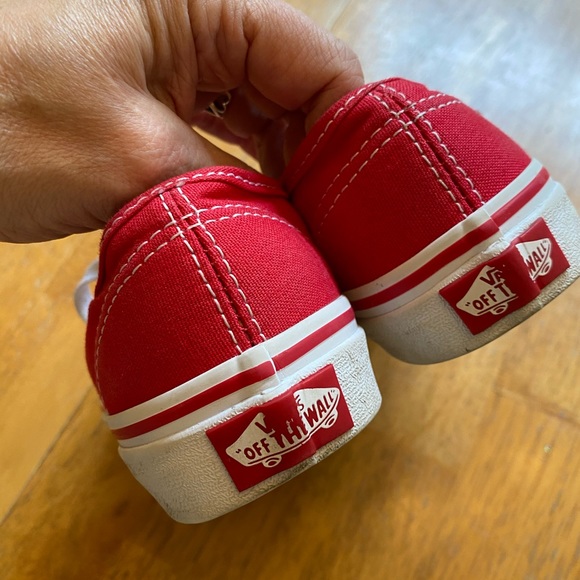 Vans led cavas lace up sneakers so cute kids sz 3 - Picture 11 of 13